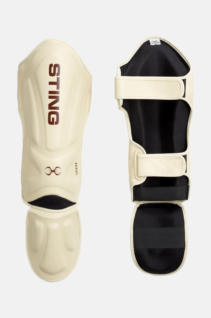 Sting Taipan MMA Shin & Foot Protector - Beige/Brown