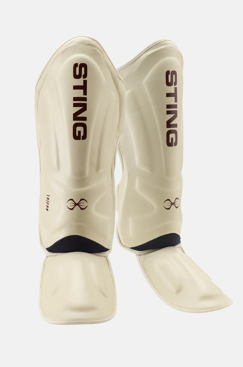 Sting Taipan MMA Shin & Foot Protector - Beige/Brown