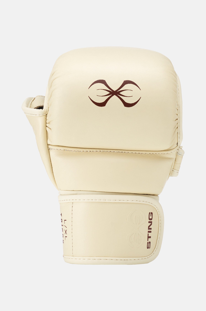 Sting Taipan MMA Sparring Gloves - Beige/Brown