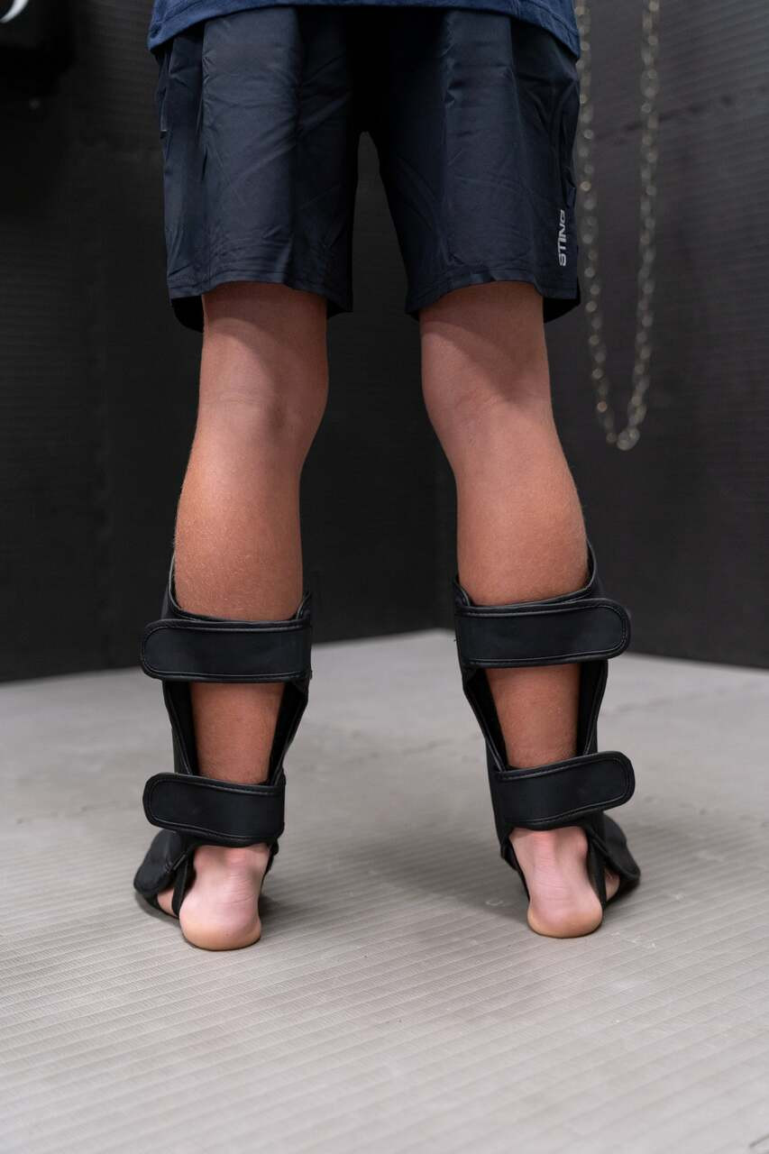 Sting Python Junior MMA Shin & Foot Protector - Black/Green