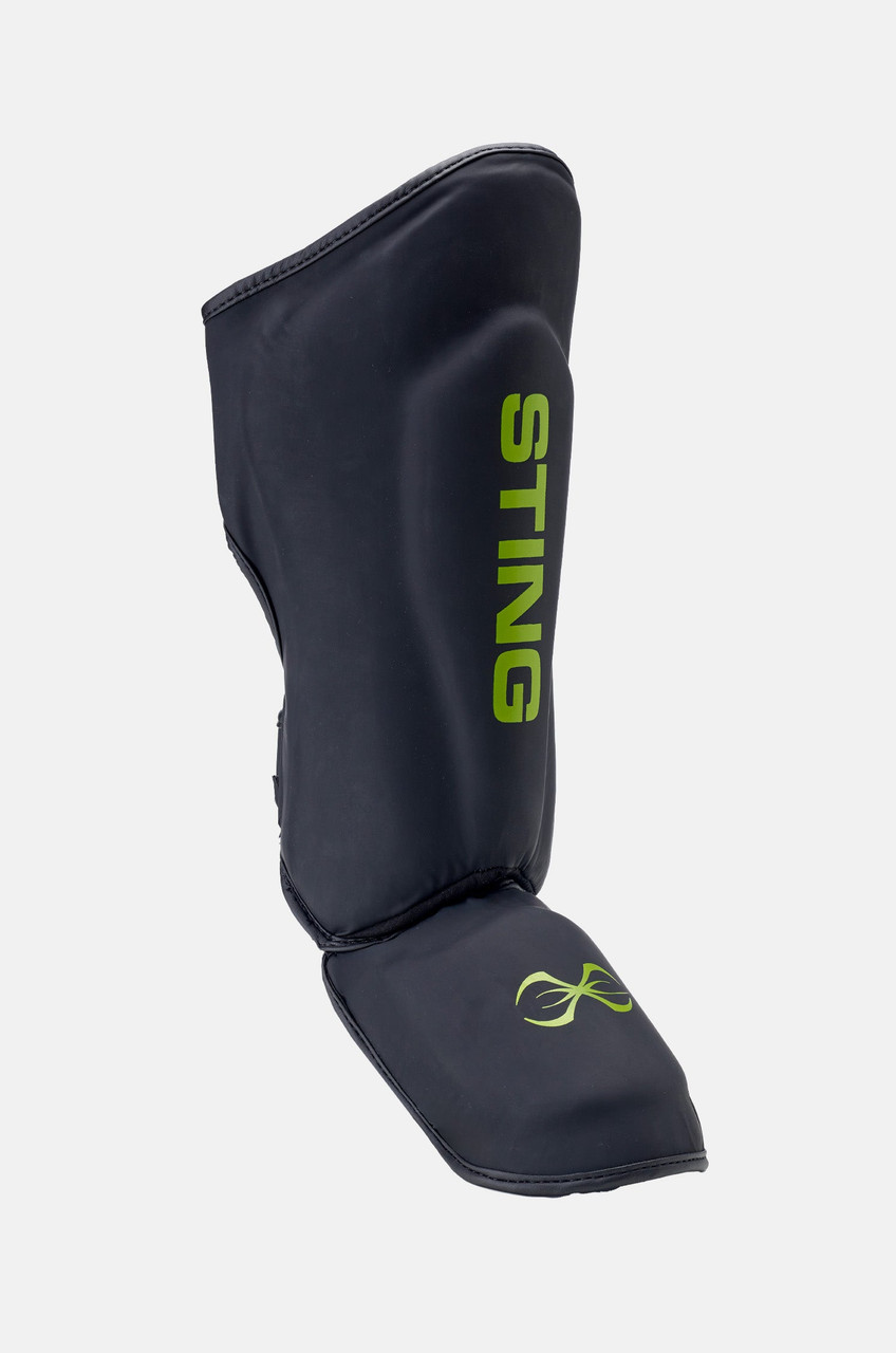 Sting Python Junior MMA Shin & Foot Protector - Black/Green