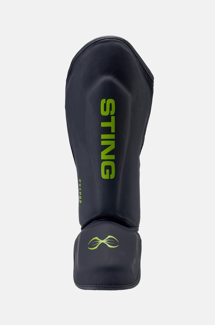 Sting Python Junior MMA Shin & Foot Protector - Black/Green