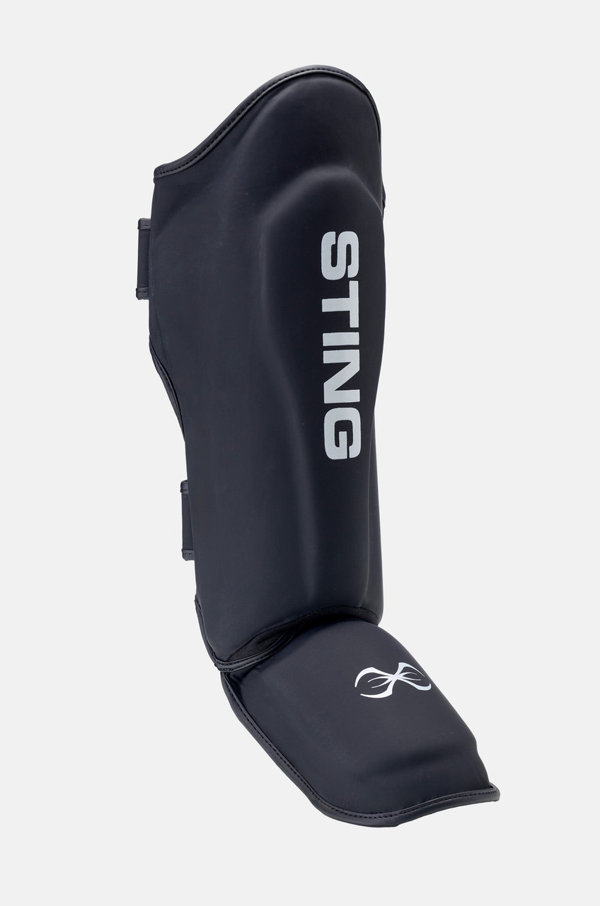 Sting Python MMA Shin & Foot Protector - Black/White