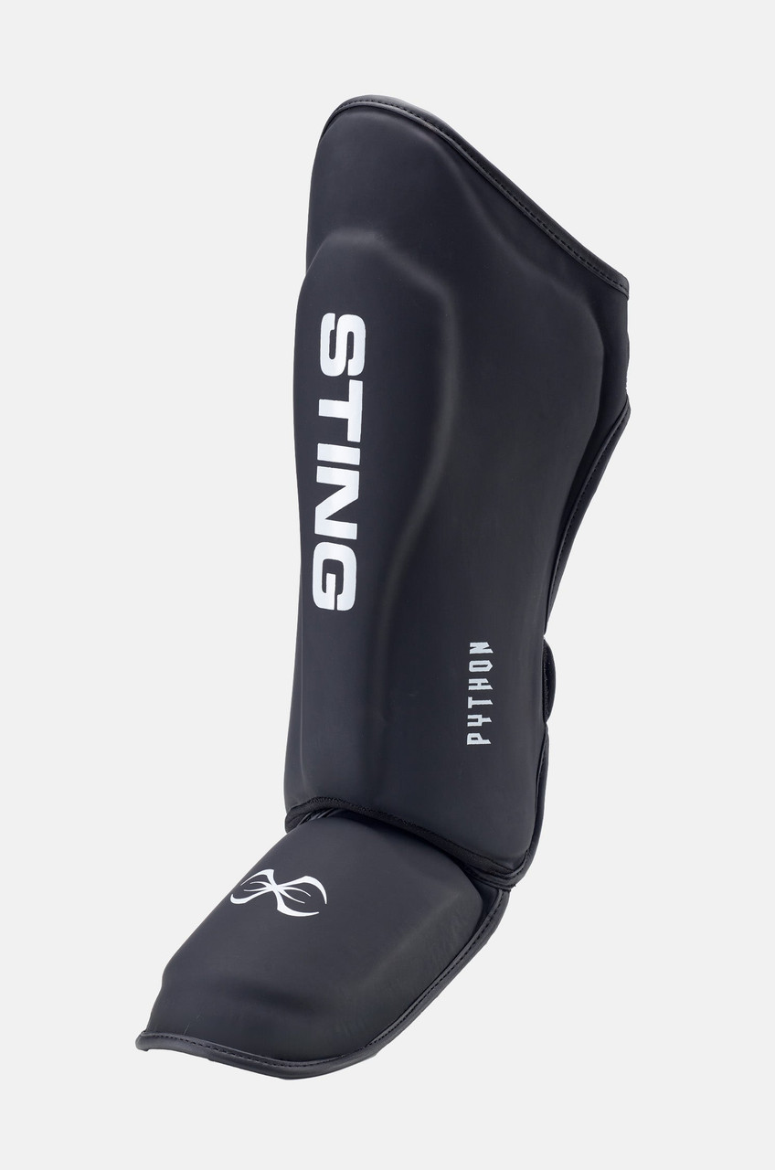 Sting Python MMA Shin & Foot Protector - Black/White