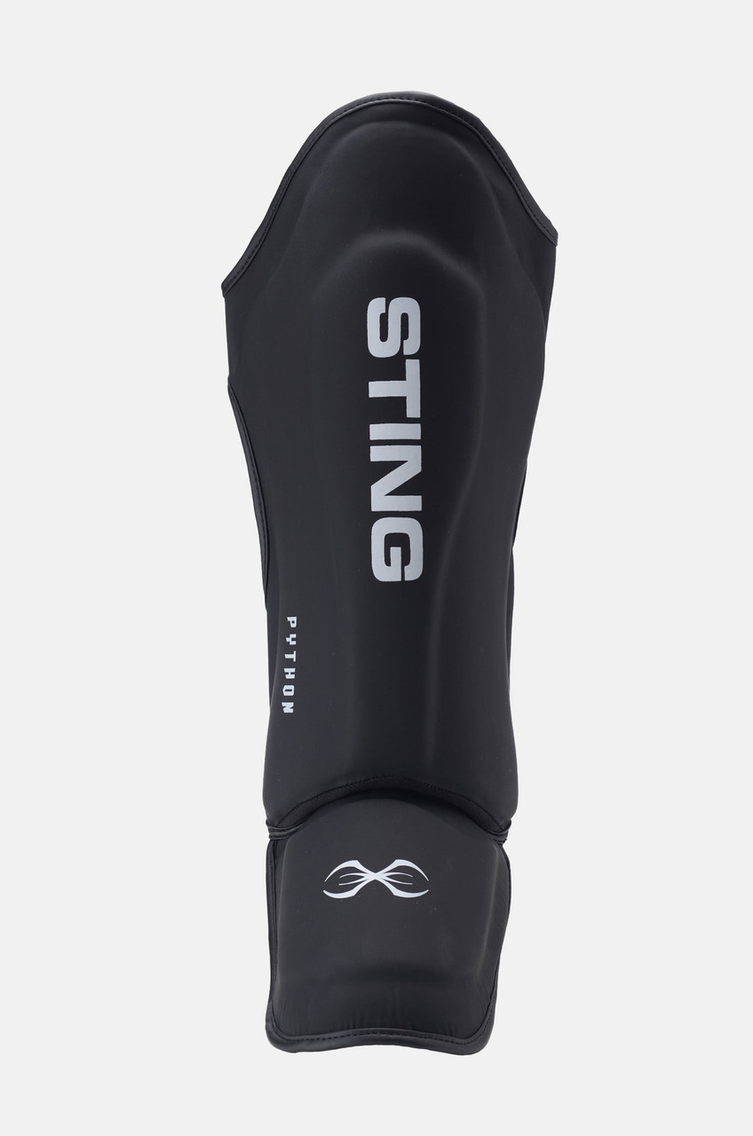 Sting Python MMA Shin & Foot Protector - Black/White