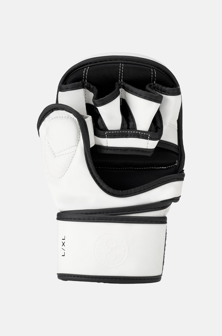 Sting Python MMA Sparring Gloves - White/Black