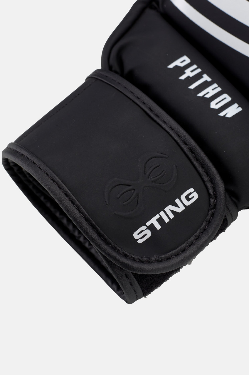 Sting Python MMA Sparring Gloves - Black/White