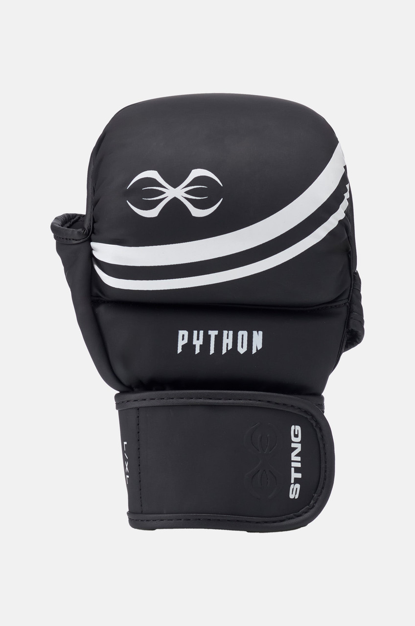 Sting Python MMA Sparring Gloves - Black/White
