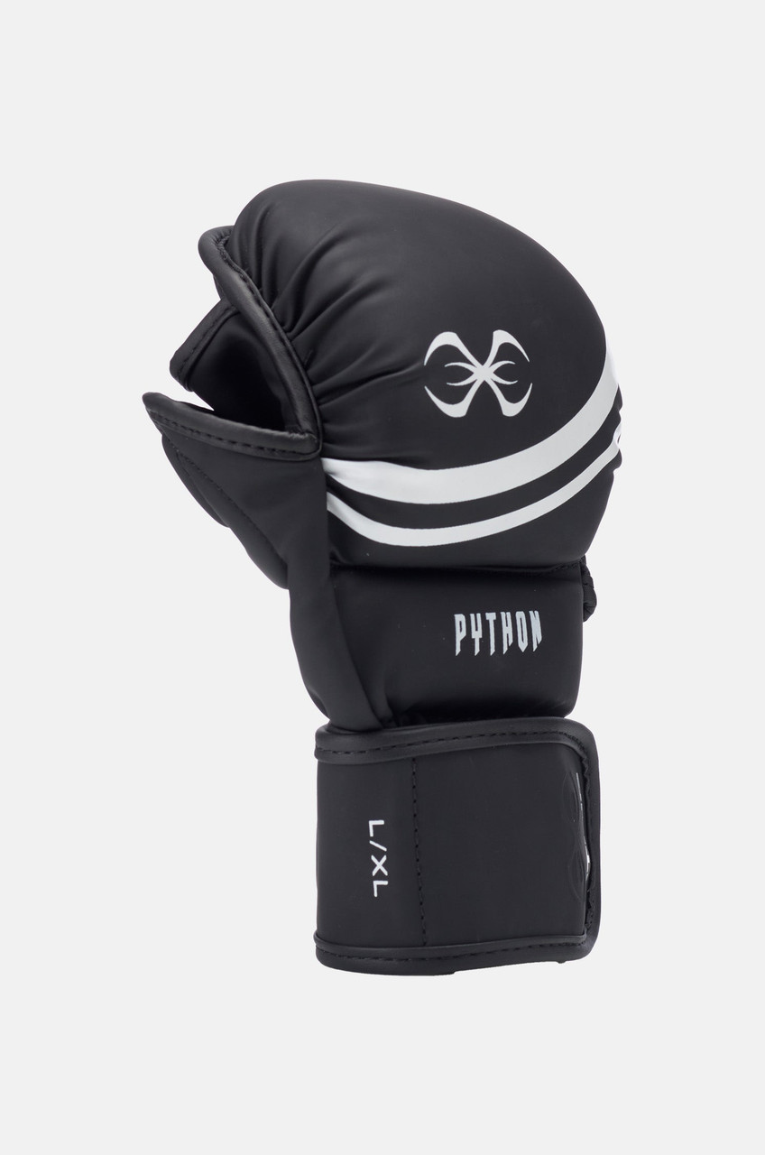 Sting Python MMA Sparring Gloves - Black/White