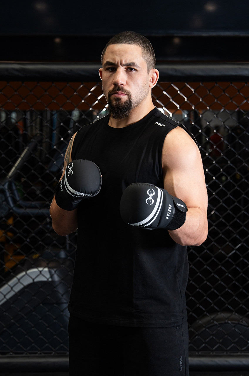Sting Python MMA Sparring Gloves - Black/White