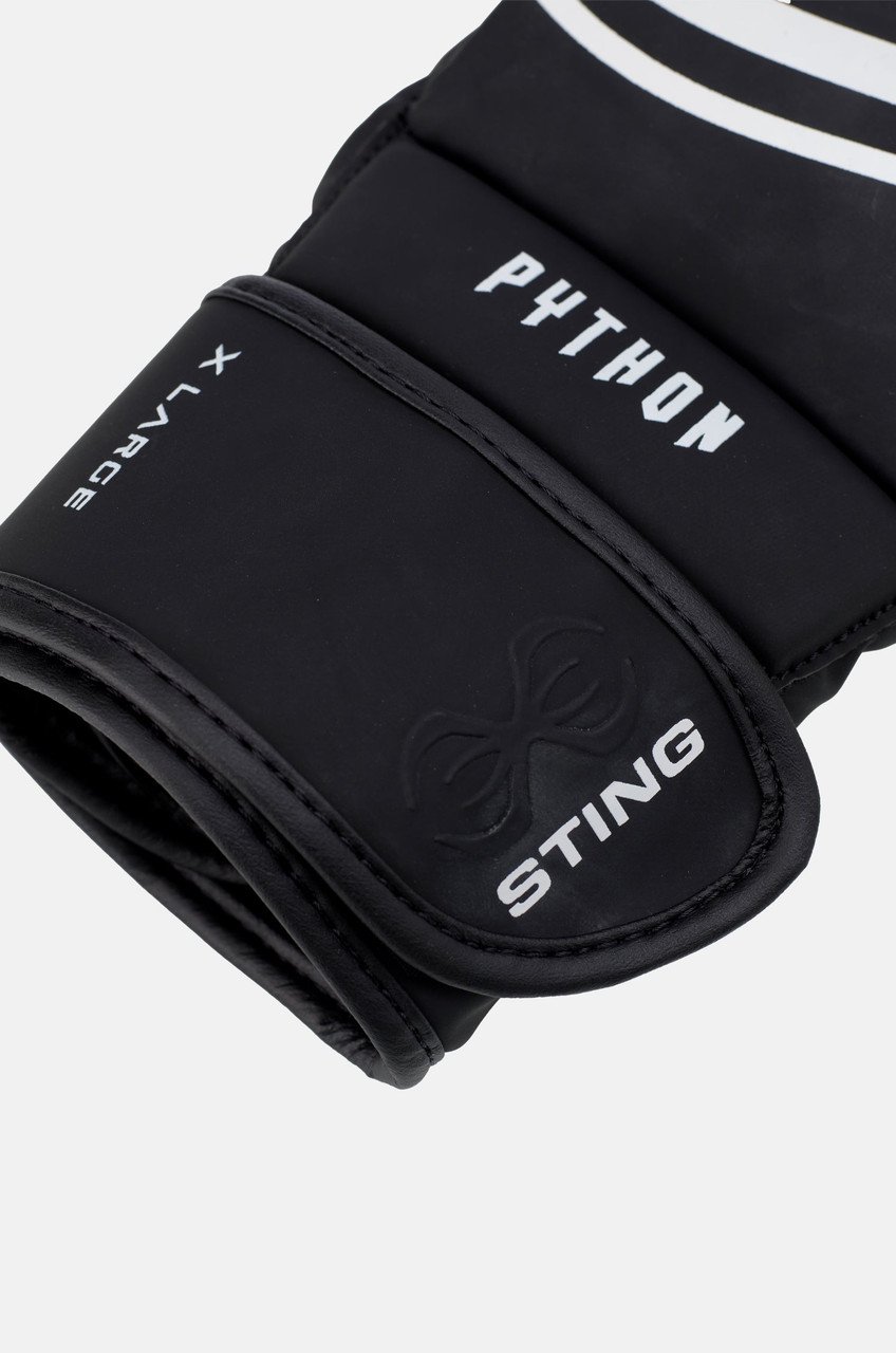 Sting Python MMA Fight Gloves - Black/White