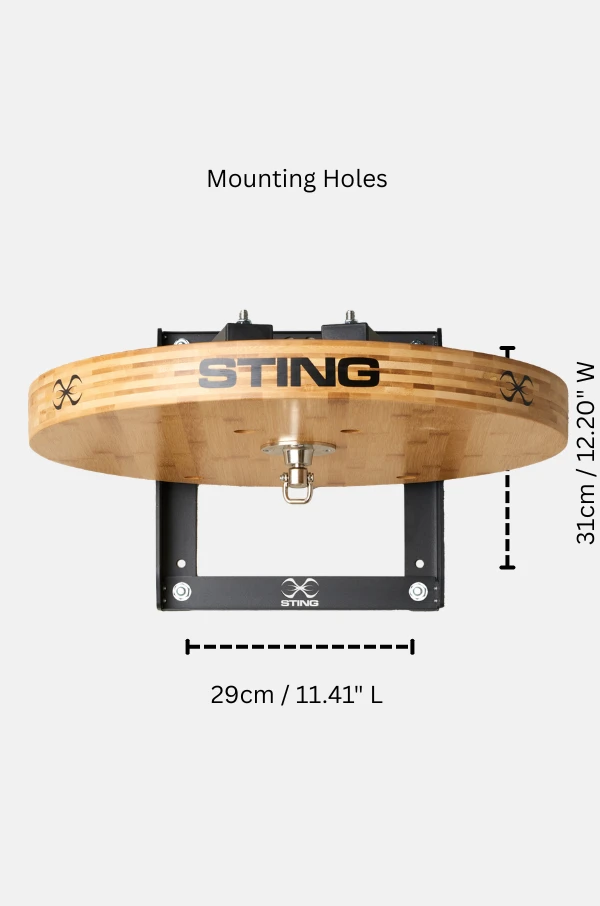 Sting Viper Adjustable Commercial Speedball Platform with Swivel - Black