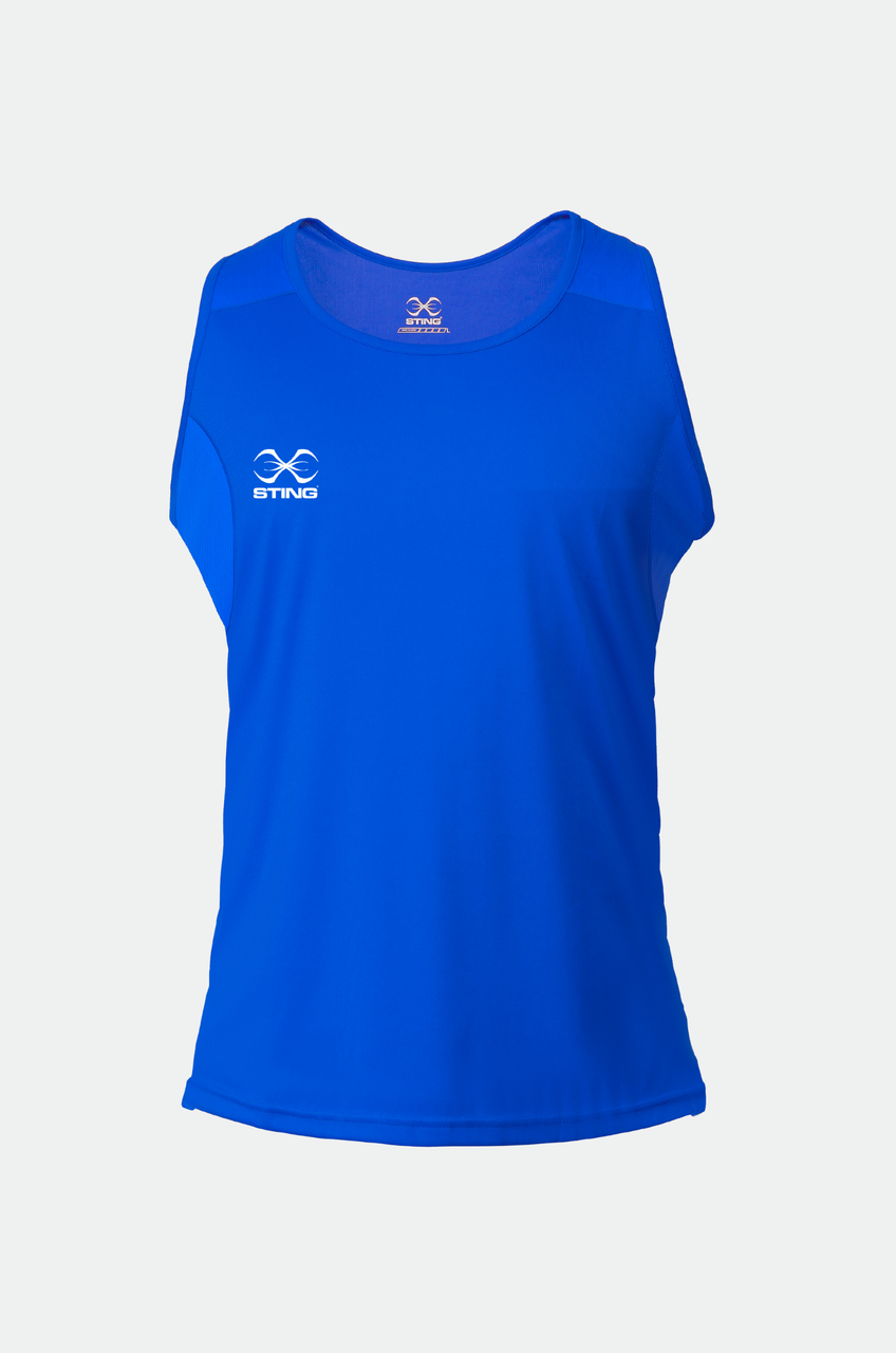 Sting Junior Male Mettle Singlet 2.0 - Blue