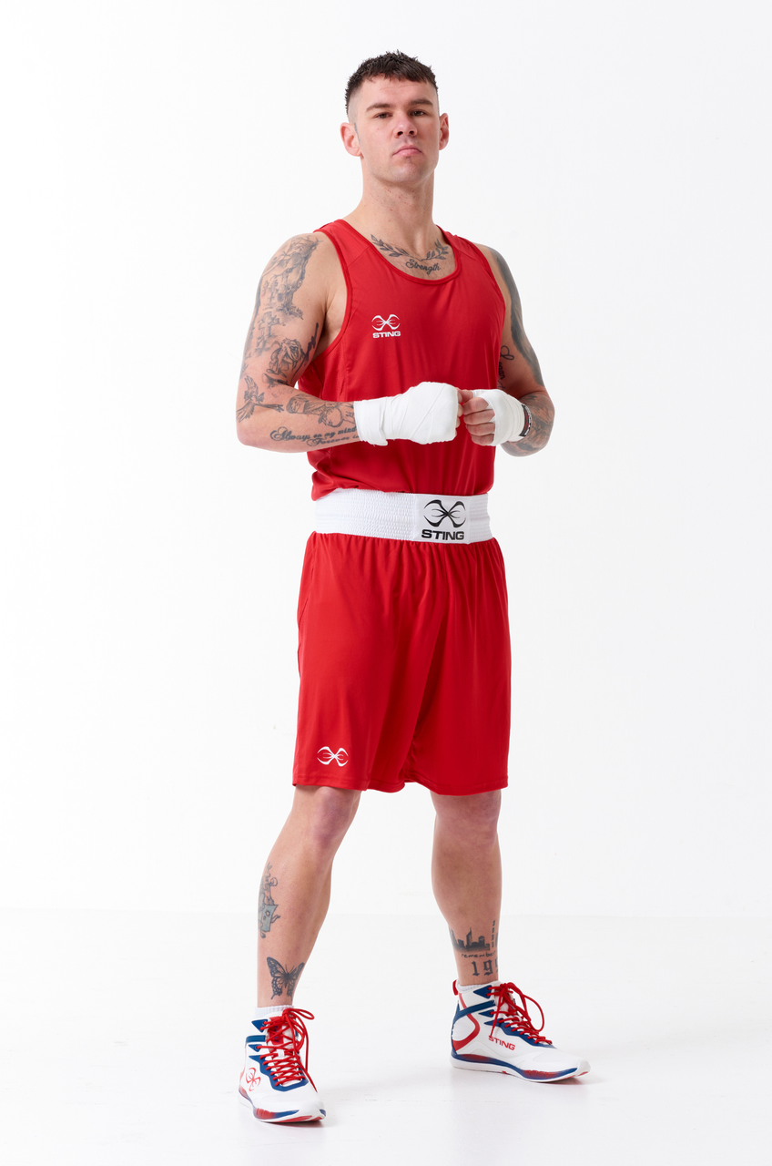 Sting Adult Male Mettle Singlet 2.0 - Red