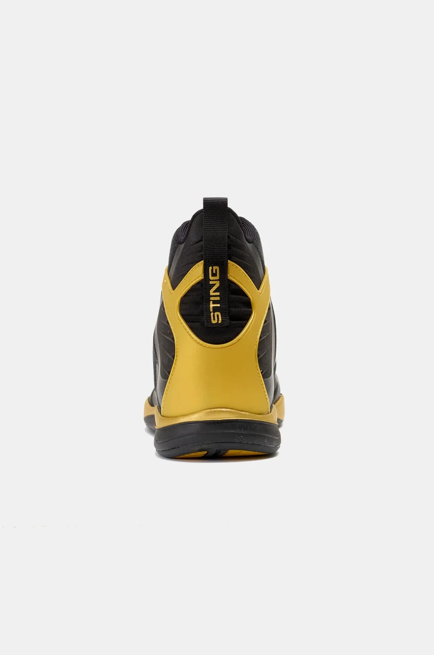 Sting Viper X Boxing Shoes 2.0 - Black/Gold 2.0