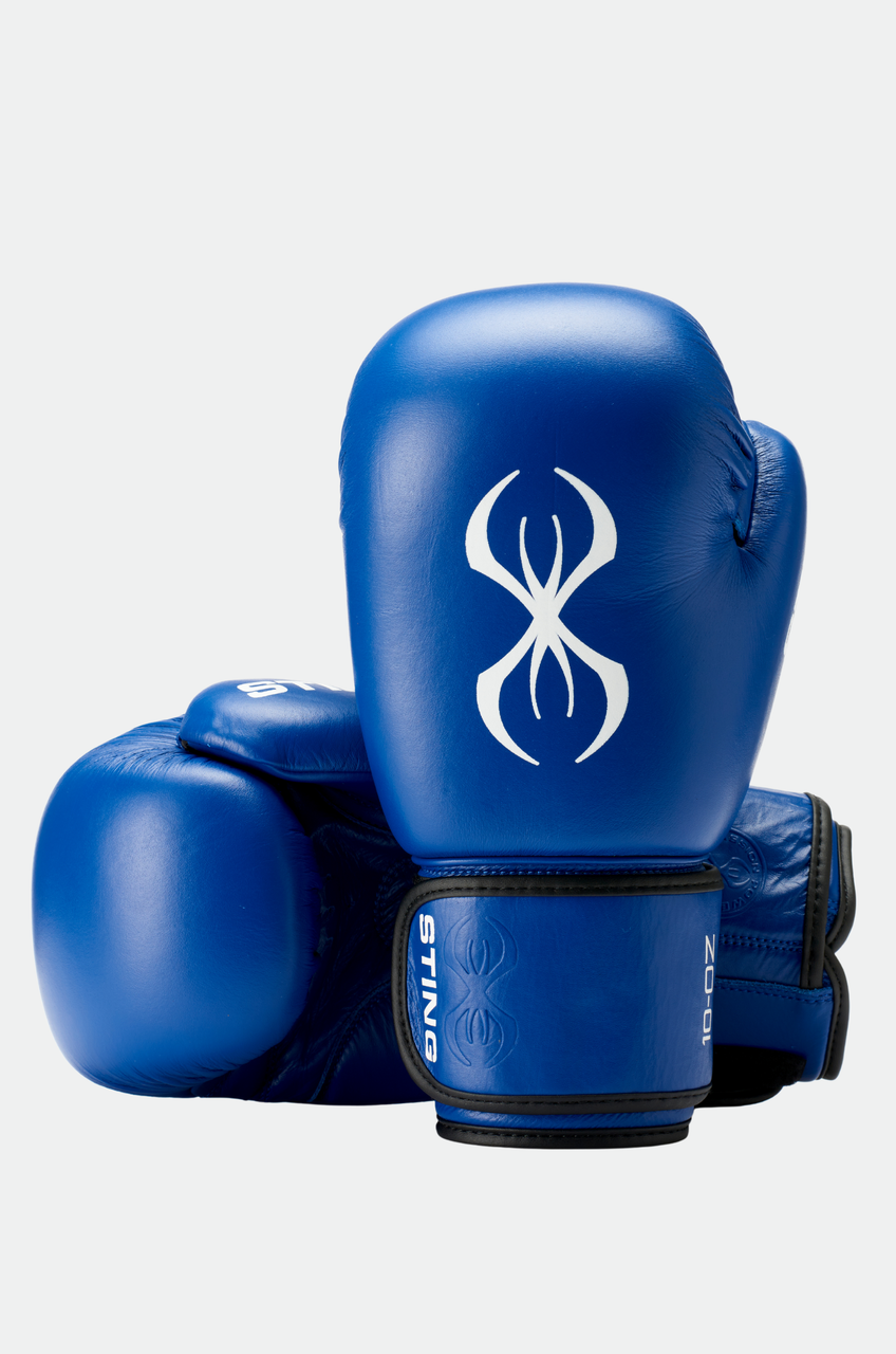 Sting USA Boxing Approved Competition Boxing Gloves - Blue