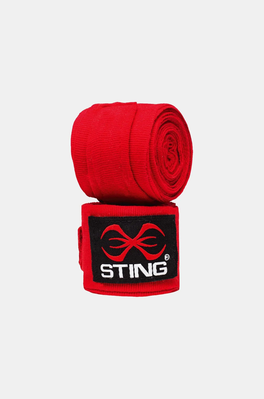 Sting Elasticized Hand Wraps - Red
