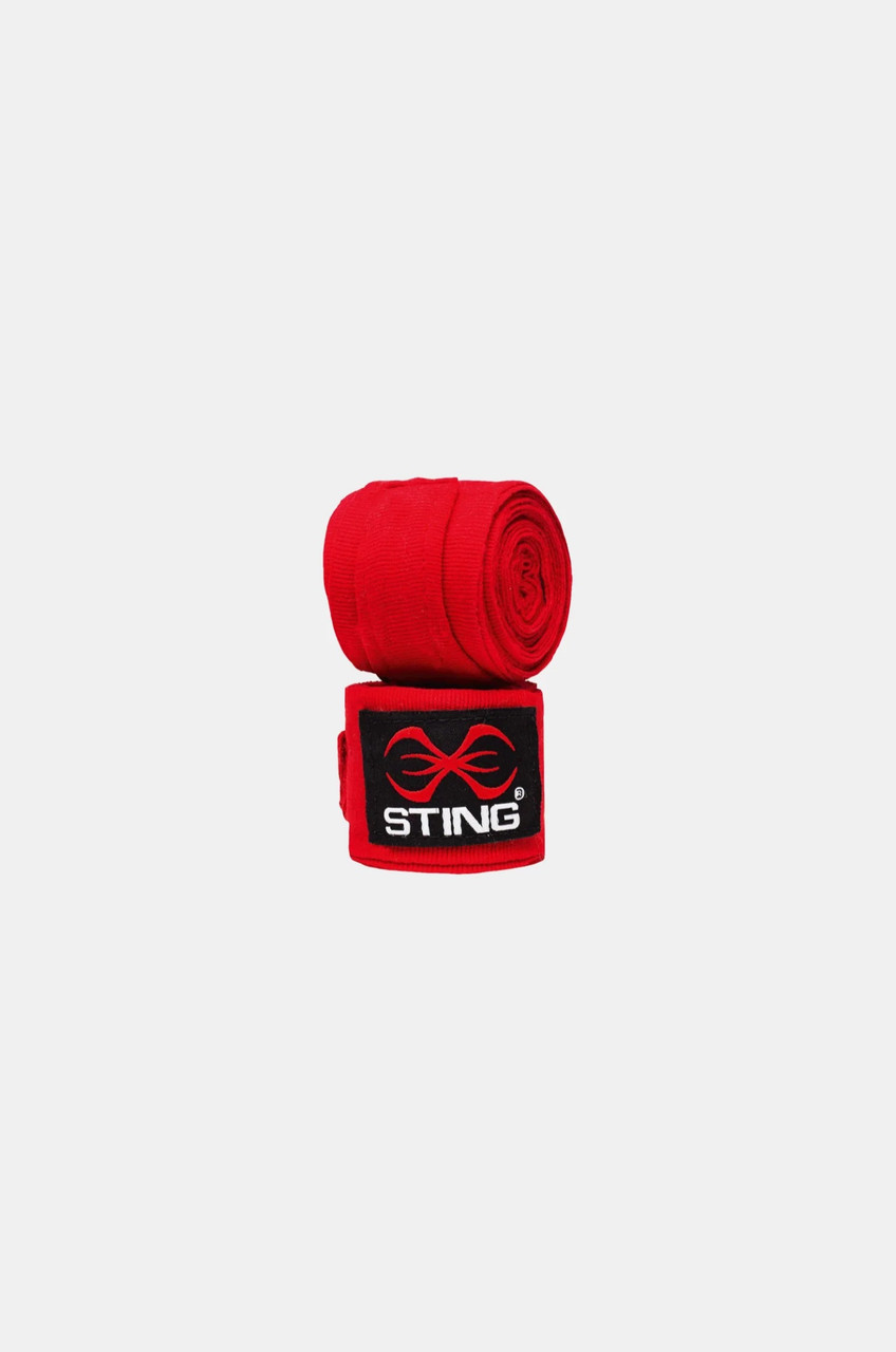 Sting Elasticized Hand Wraps - Red