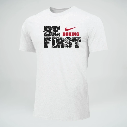 Nike Men's Boxing Be First Cotton Tee - White