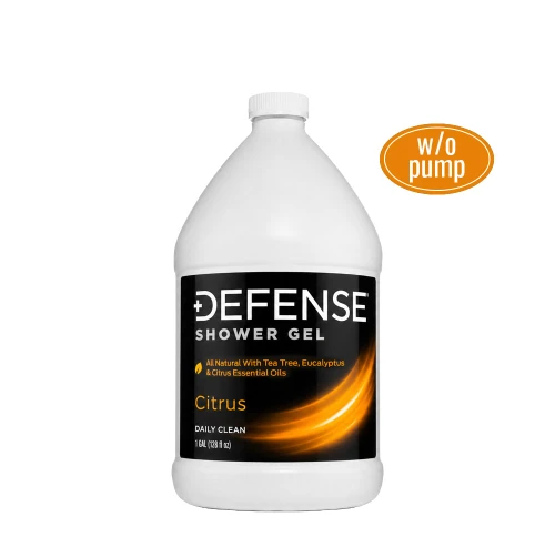 Defense Shower Gel – Citrus – 1 gal w/o pump – 4 pack
