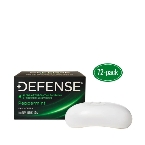 Defense Bar Soap – Peppermint – Pack of 72
