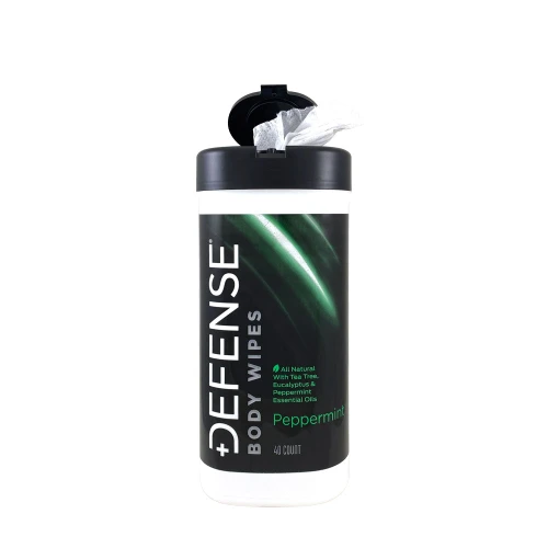 Defense Body Wipes – Peppermint – Canister – 1