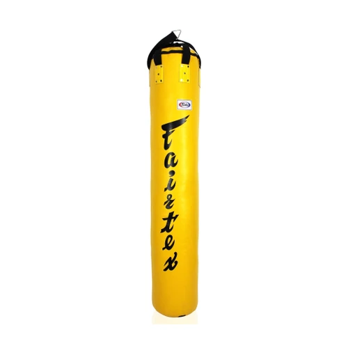 Fairtex HB6 6 Ft. Banana Bag Punching Bag for Muay Thai, Boxing, Kickboxing, MMA (Filled)- 14.17" W x 70.87" H, 100lbs