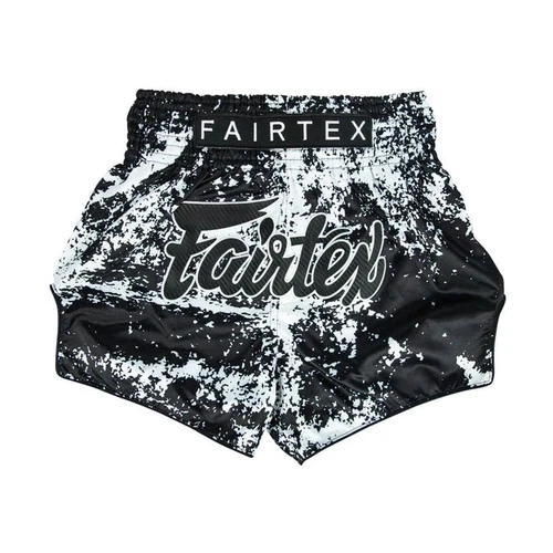 Fairtex BS1949 Grunge Black Fairtex Slim Cut Muay Thai Boxing Shorts