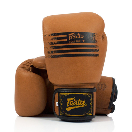 Fairtex BGV21 Legacy Muay Thai Boxing Gloves MMA UFC K1 Kick Boxing Training Genuine Leather Classic Matte Brown