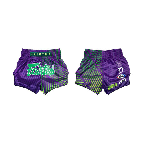 Fairtex BS1922 Racer Purple Slim Cut Muay Thai Boxing Shorts