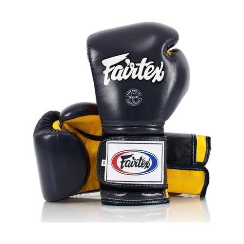 Fairtex BGV9 Mexican Style Blue Yellow Blue Muay Thai Boxing Glove - Heavy Hitter