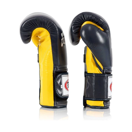Fairtex BGV9 Mexican Style Blue Yellow Blue Muay Thai Boxing Glove - Heavy Hitter