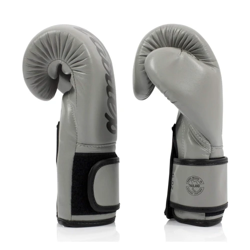 Fairtex BGV14 Grey Muay Thai Boxing Gloves