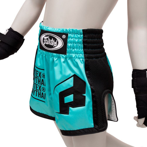Fairtex Kids Muay Thai Boxing Shorts - BSK2107 "Turquoise"