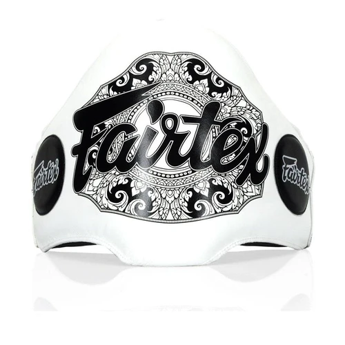 Fairtex BPV2 Light-Weight Belly Pad Muay Thai Trainers Protective Guard for Boxing, MMA, Muay Thai Training