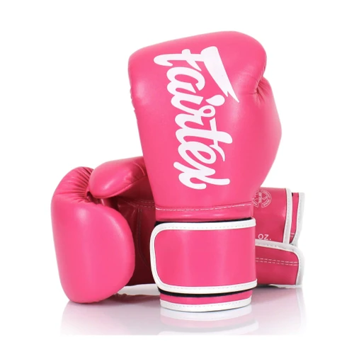Fairtex BGV14 Pink/White Muay Thai Boxing Glove
