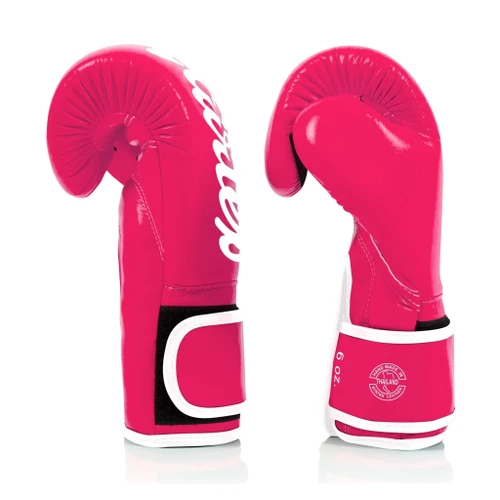 Fairtex BGV14 Pink/White Muay Thai Boxing Glove