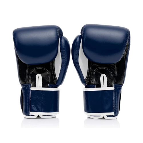 Fairtex BGV1 Blue/Black/White Muay Thai Boxing Training Sparring Gloves