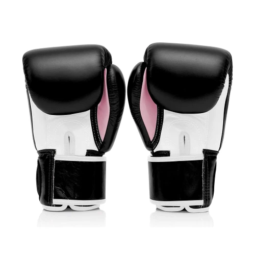 Fairtex BGV1 Black/White/Pink Muay Thai Boxing Training Sparring Gloves