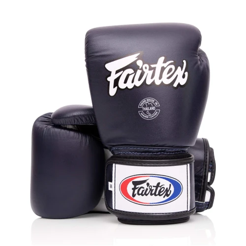 Fairtex BGV1 Blue/White/Black Muay Thai Boxing Training Sparring Gloves