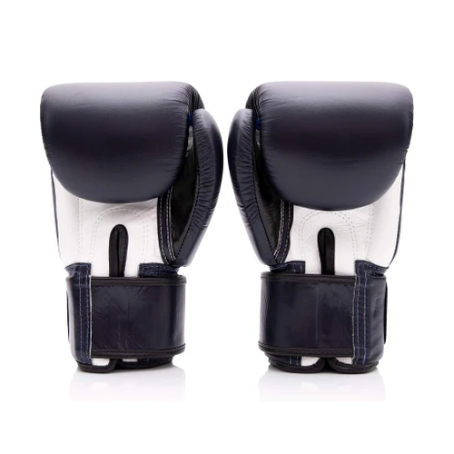 Fairtex BGV1 Blue/White/Black Muay Thai Boxing Training Sparring Gloves