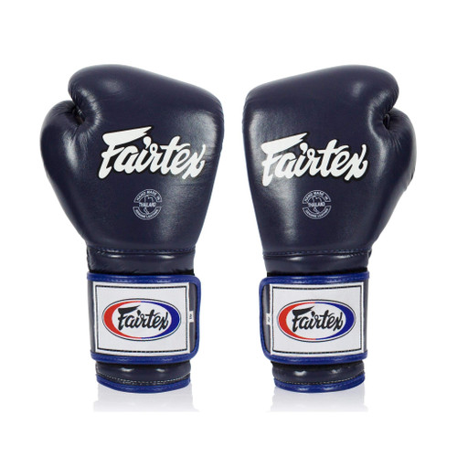 Fairtex BGV9 Mexican Style Blue Muay Thai Boxing Glove - Heavy Hitter
