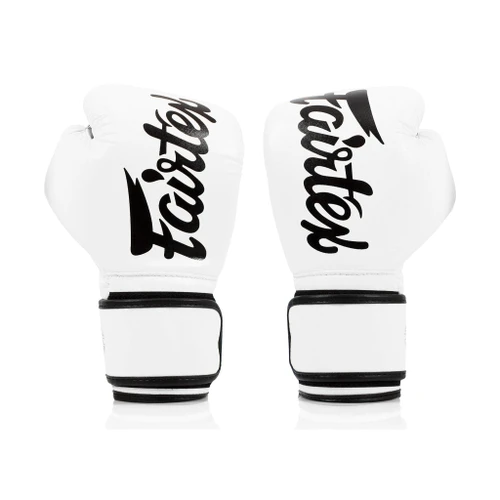 Fairtex BGV14 White Muay Thai Boxing Glove