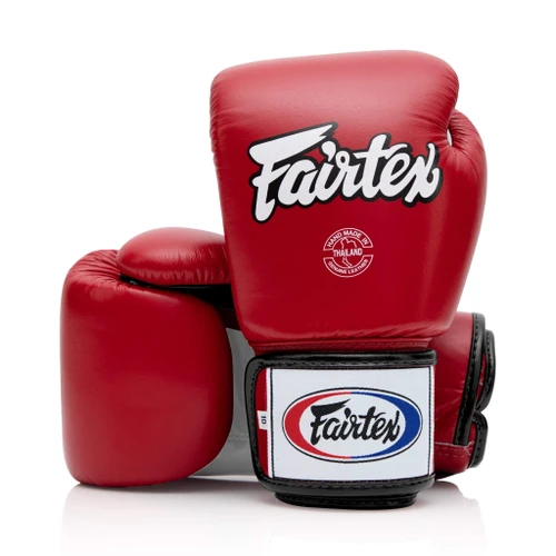 Fairtex BGV1 Red/White/Black Muay Thai Boxing Glove