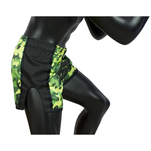 Fairtex BS1710 Green Camo Slim Cut Muay Thai Boxing Short