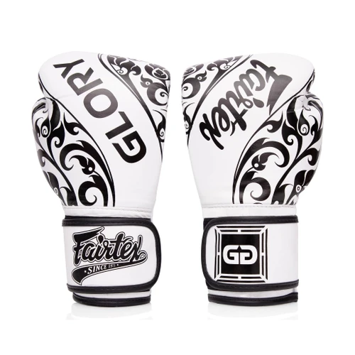 Fairtex Glory BGVG2 White Kick Boxing Glove