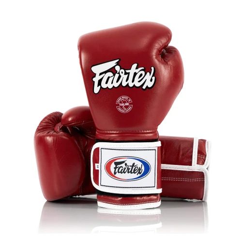 Fairtex BGV9 Mexican Style Red White Muay Thai Boxing Glove - Heavy Hitter
