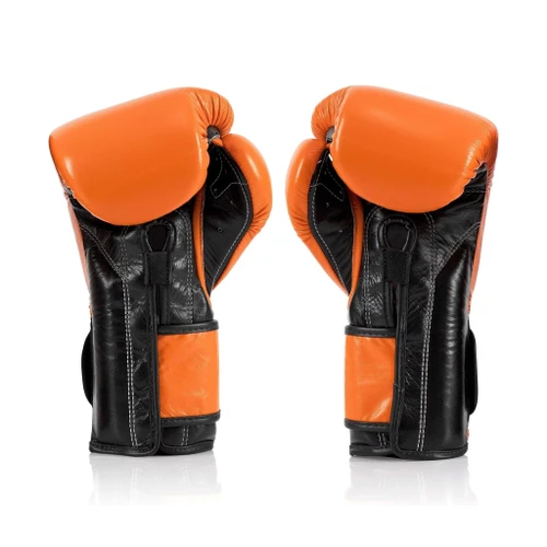 Fairtex BGV9 Mexican Style Orange Black Muay Thai Boxing Glove - Heavy Hitter