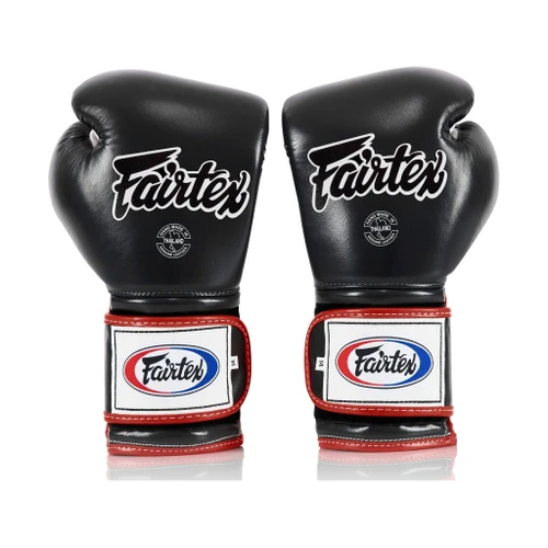 Fairtex BGV9 Mexican Style Black/White/Red Muay Thai Boxing Glove - Heavy Hitter