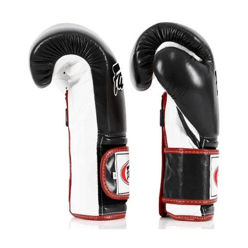 Fairtex BGV9 Mexican Style Black/White/Red Muay Thai Boxing Glove - Heavy Hitter